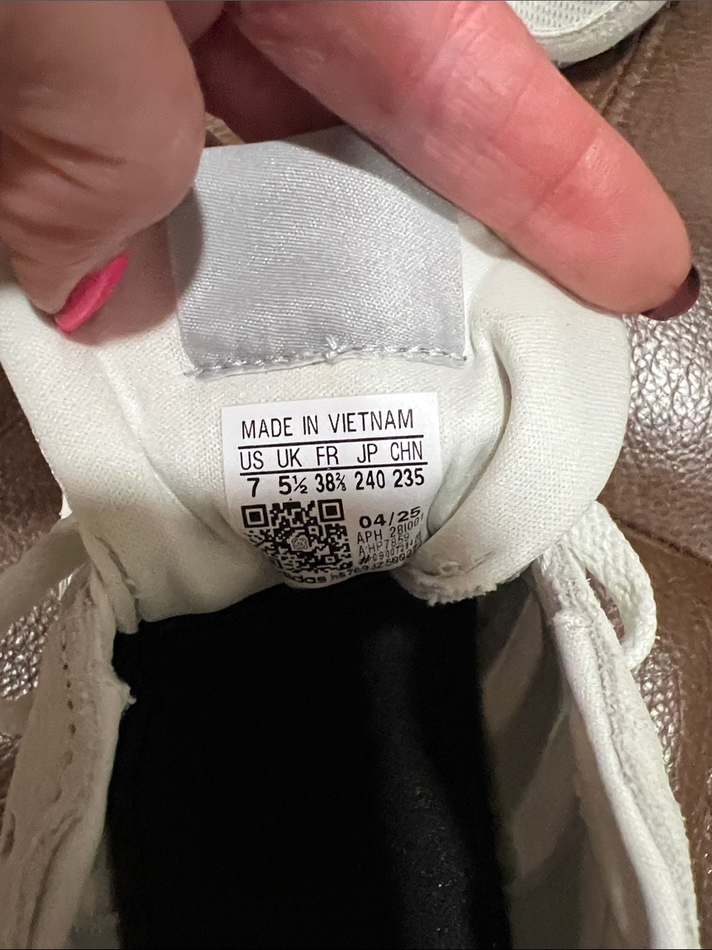 adidas Women’s Run 70s Sneakers in Cream and Light Gray - Picture 2 of 12